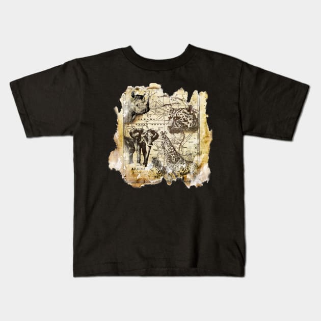 Africa Kids T-Shirt by LebensART